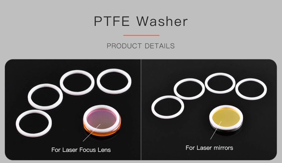 Startnow 5PCS/Lot PTFE Washer 19 19.05 20 25 25.4 Gasket Anti-Slip for Protect Laser Focus Lens Mirrors CO2 Laser Cutting Machine
