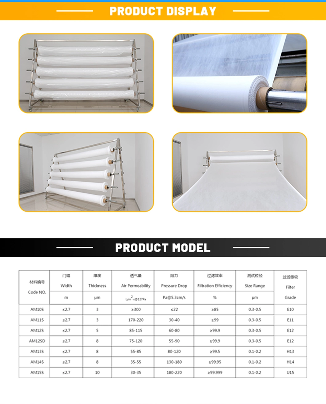 UNM Air Membrane Filter Film Air Purification Membrane ePTFE PTFE